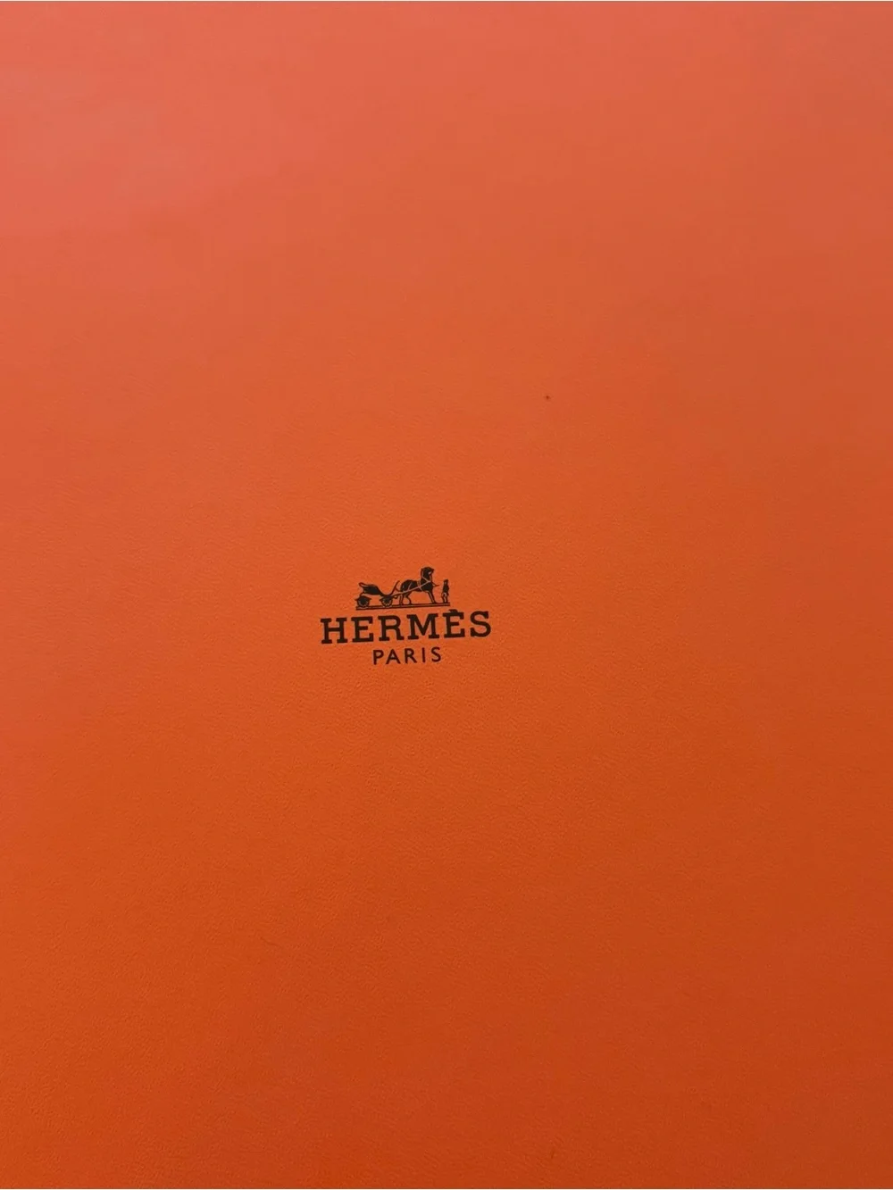 Hermès Iconic Orange Medium Gift Box
